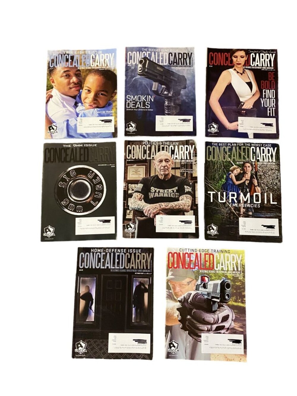 Concealed Carry Magazine Lot 2021 Set of 8 USCCA Training Used